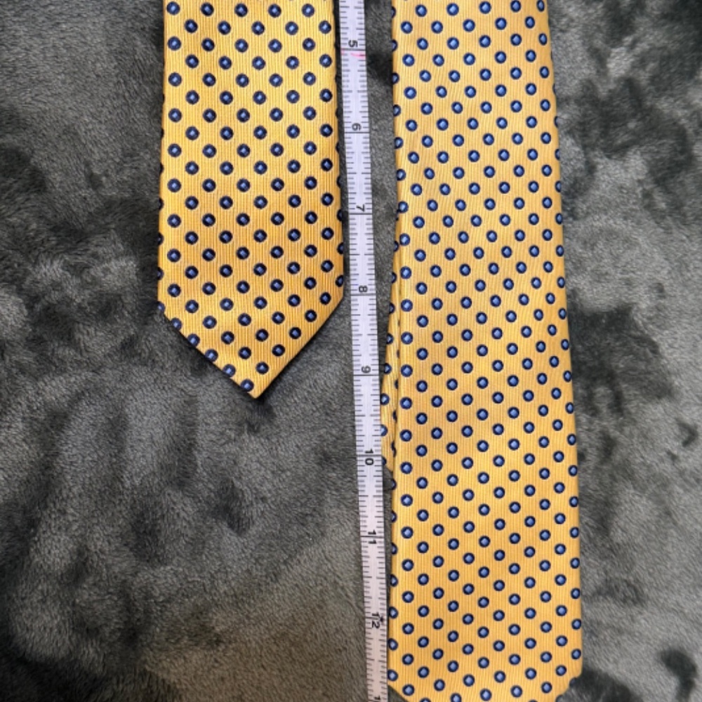 Chaps Boys  Yellow and light blue TIE - Picture 6 of 8